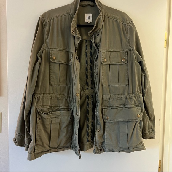 Hand painted tiger Army Jacket - Picture 4 of 5